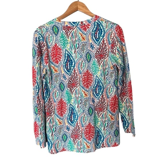 Lilly Pulitzer Odette Tunic Let Minnow - Picture 3 of 11